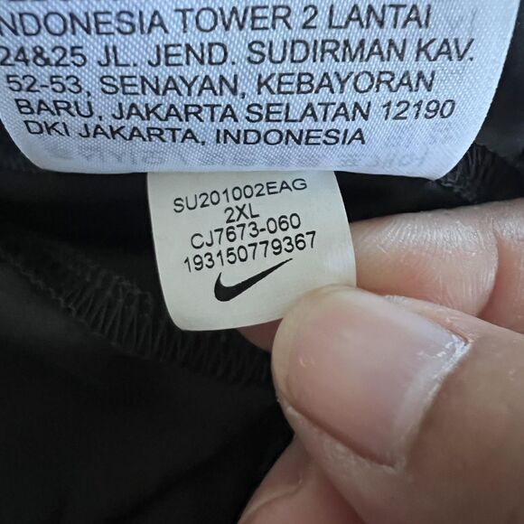 Nike Dri-FIT Shorts/Pants Mens 2XL Gray Cropped 3/4 Athletic Training CJ7673-060 - Picture 10 of 10